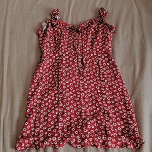 Pull and Bear red mini dress!